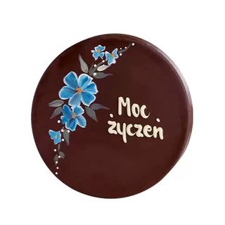 Torcik malowany "Kwiaty Niebieskie" 235g