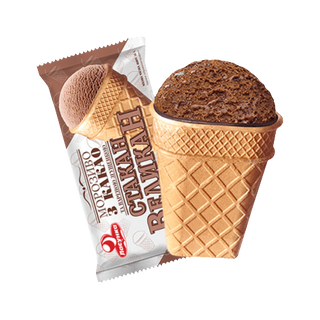 Мор Ласунка Великан шок зі згущ 100г