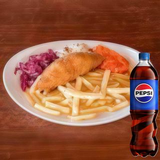 De vollaie z masłem i serem + Pepsi 500ml