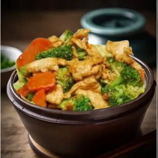 Verduras con Pollo