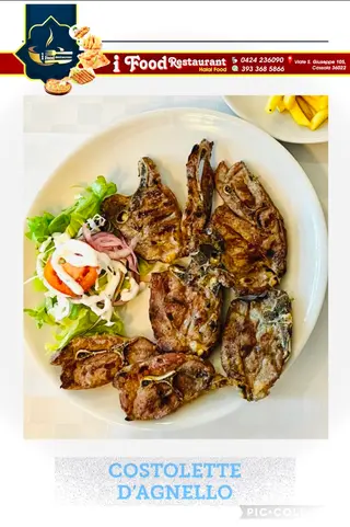 Costolette d'agnello con contorno