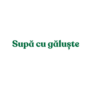 Supa cu galuste