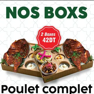 Poulet grillé entier (2 BOXES)