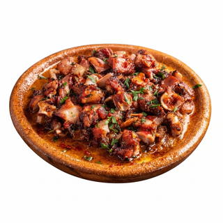 Oreja a la plancha con aliño al gusto