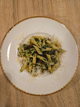 Penne z suszonymi pomidorami