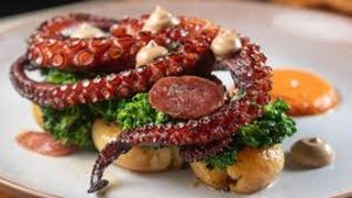 Polvo Grelhado com Todos