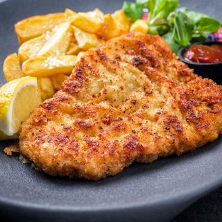 Plat Escalope Panée