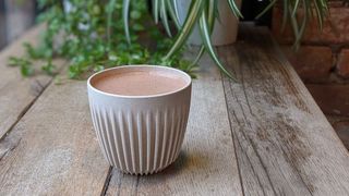 ცხელი შოკოლადი ვეგანური რძით