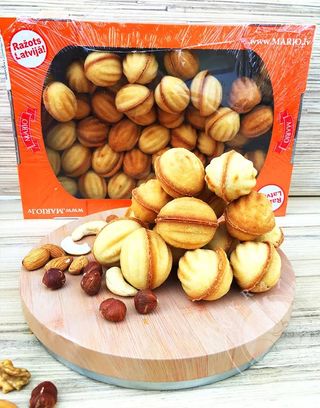 Ciastka “Orzeszki” z nadzeniem karmelizowanego mleka 500g