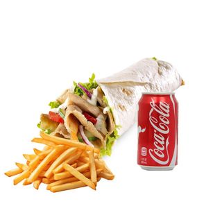 Menú 10: 2 durum+patatas+bebida 2L