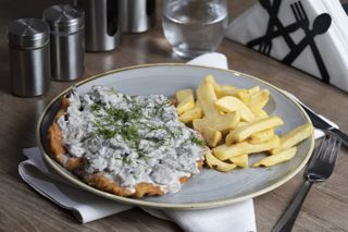 Snitel Jagerschnitzel pui