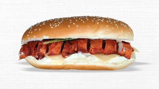 ქათმის ტიკა ბაგეტში/Chiken tikka combo