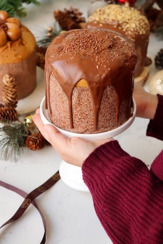 Chocotone com Brigadeiro