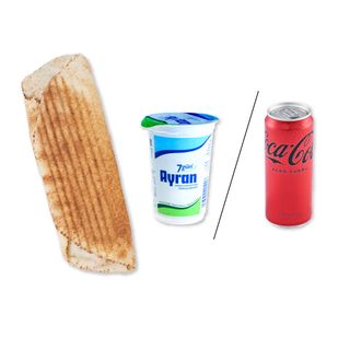 Rollo Kebab Fit, Ayran/Coca Cola 0.33l
