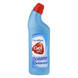 Gel WC Ocean Limpia, Perfuma Y Desincrusta Carrefour 1L.