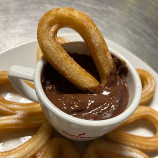 Churros con Chocolate