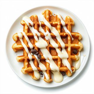 Шоколад бял гофрета (270г)