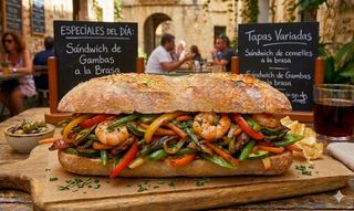 Bocadillo Especial De Gambas
