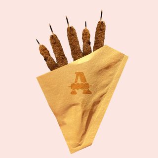 5 Arrosticini di pollo panato