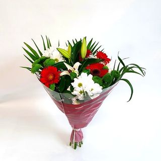Ramo Natural En Rojo
