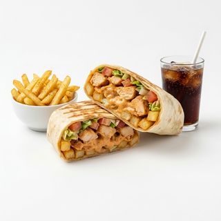 Menú Taco Crujiente De Pollo