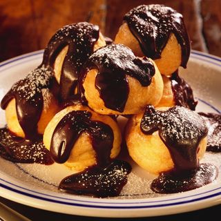 Buñuelos de nata y chocolate (5uds)