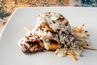 Mușchi de vită cu sos caramel