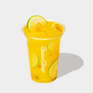 Fresh orange jasmine green tea