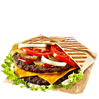 Double Beef Whopper Tortilla