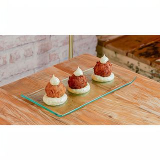 Arancini de pesto rosso con mayonesa de albahaca (tapa, 3 ud.)