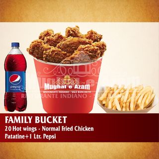 Menu' Family bucket *-Hot wings