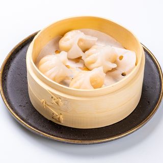 018. Ravioli di gamberi in cristallo