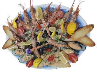 Platou cu fructe de mare