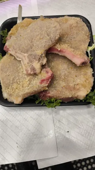 Costolette di maiale impanate con ricetta siciliana 500 g