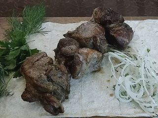 Шашлик з ошийка (порція 300г)