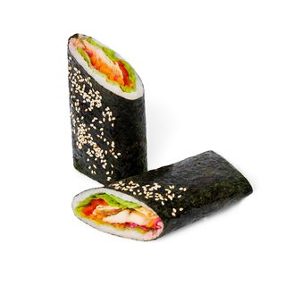 Onigirazu with chicken