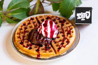 Waffle cu Nutella si Mascarpone