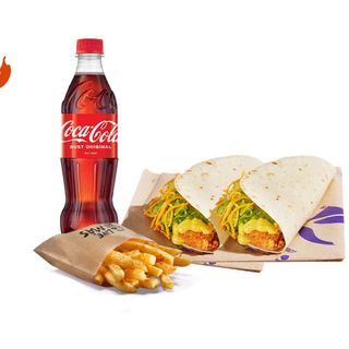 Menu Crispy Chicken Taco Honey Mustard ( produs picant )