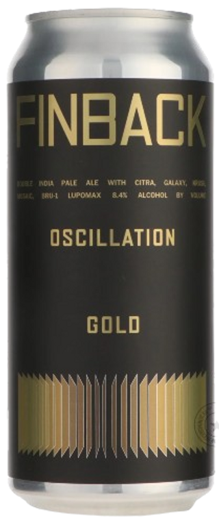 Oscillation Gold Finback Lata 47,3 cl.