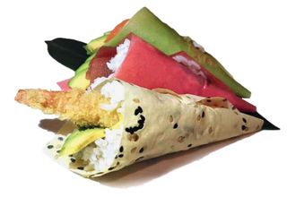 Special temaki salmone