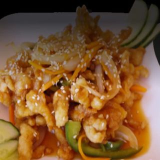 102A.Pollo Crujiente Con Salsa Agripicante