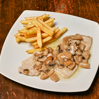 Escalopines al funghi porcini