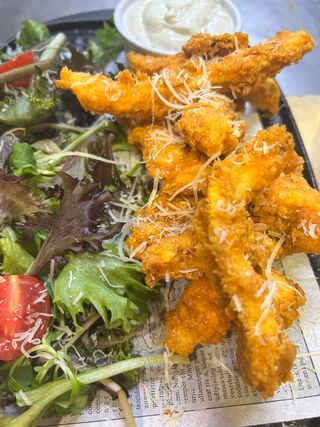 Хрупкав пилешки стрипс