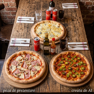 Combo 3 Pizza Racoritoare si Sosuri