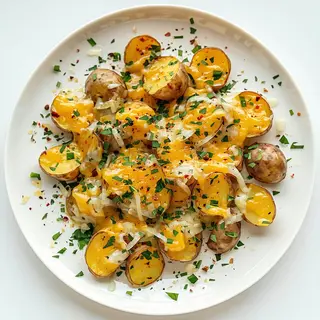 Patate della casa ai 4 formaggi