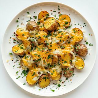 Patate della casa ai 4 formaggi