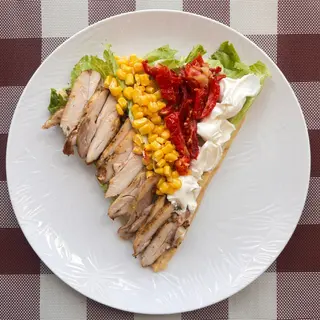 Млинець Курка з кукурудзою і в'ялені томати