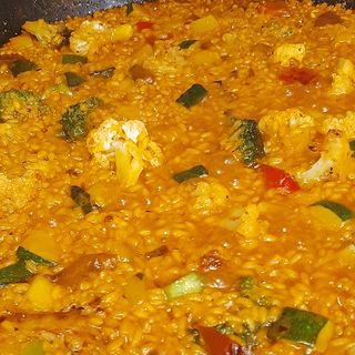 Paella de verdura