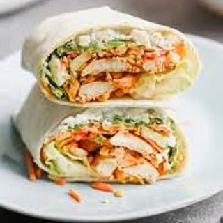 Chicken or beef wrap