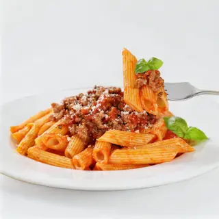 Pates complets a la bolognaise